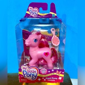 MY LITTLE PONY G3 NWT 2003 VALENTINE’S DAY FRIENDSHIP BALL JEWEL PONY VALENSHY